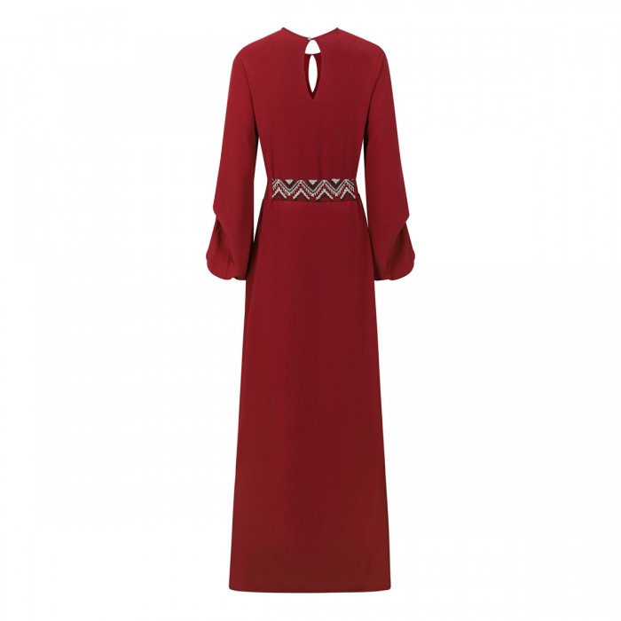 Le Noir Cortina Silk Crepe Dress