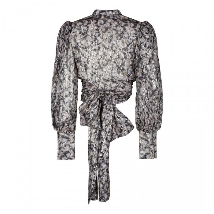 Le Noir Cortina Silk Devoré Top