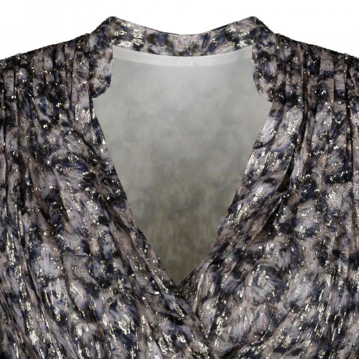 Le Noir Cortina Silk Devoré Top