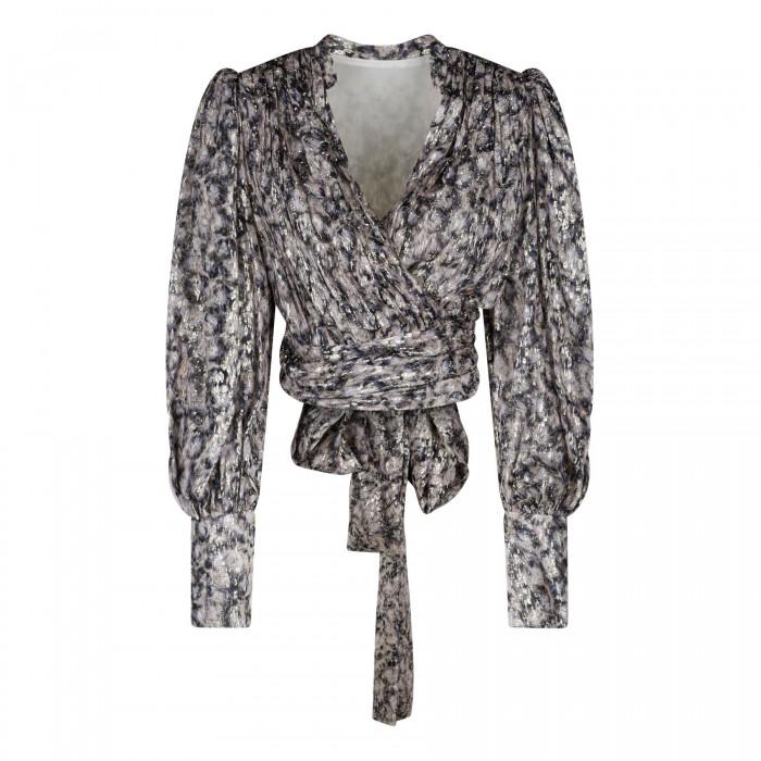 le noir cortina Silk devoré top