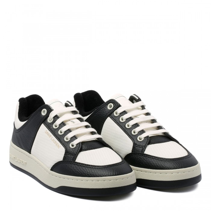 Le Noir Cortina SL61 White And Black Sneakers