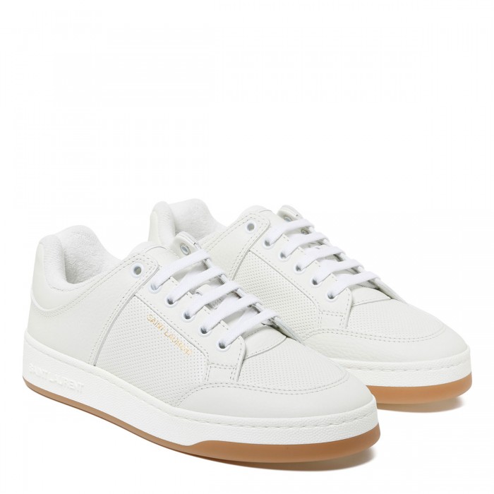 Le Noir Cortina SL61 White Leather Sneakers