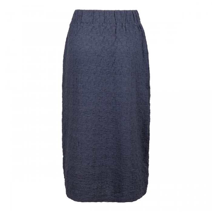 Le Noir Cortina Smocked Blue Skirt