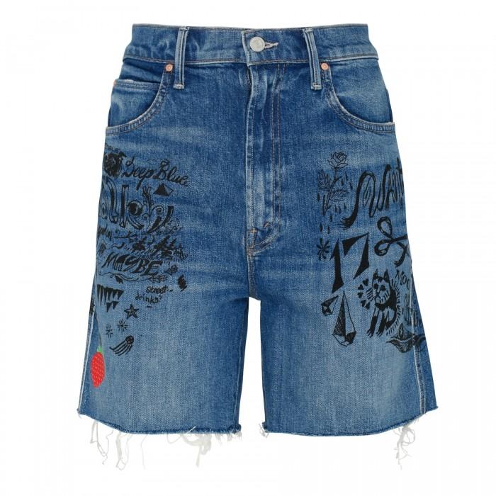 le noir cortina Smokin denim shorts
