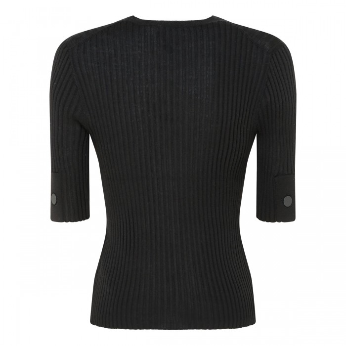 Le Noir Cortina Snap Elbow Sweater