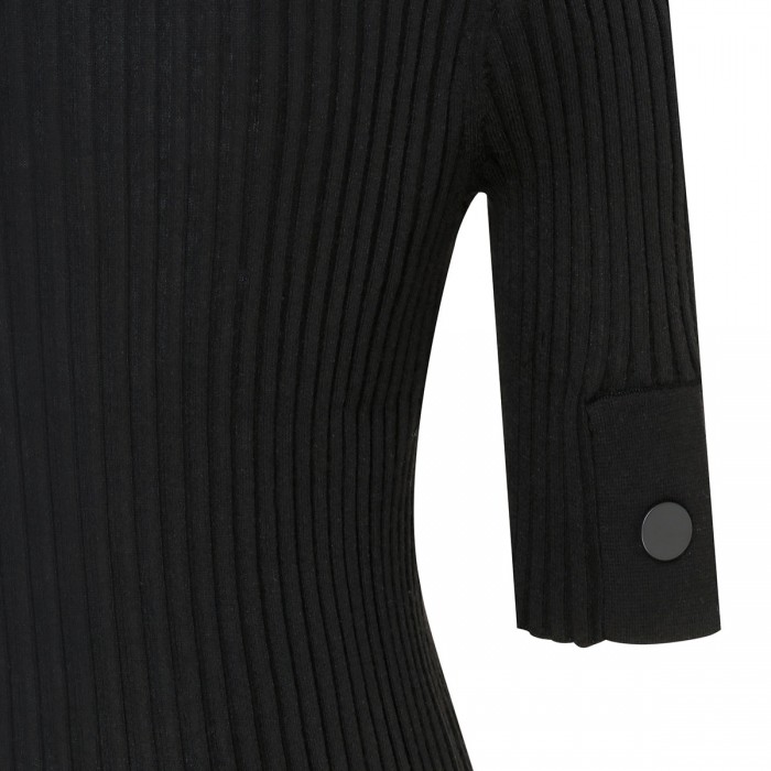 Le Noir Cortina Snap Elbow Sweater