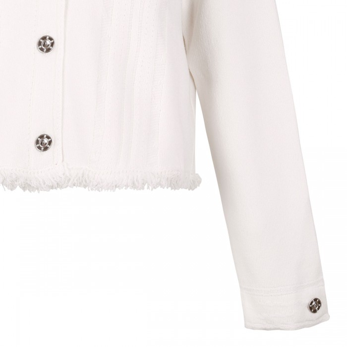 Le Noir Cortina Snow White Cashmere Blend Jacket