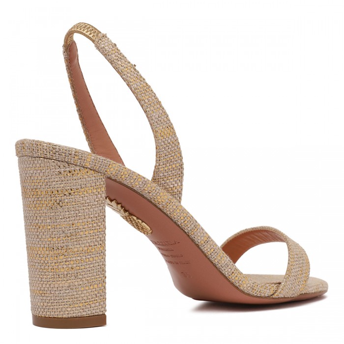 Le Noir Cortina So Nude 85 Block Sandals