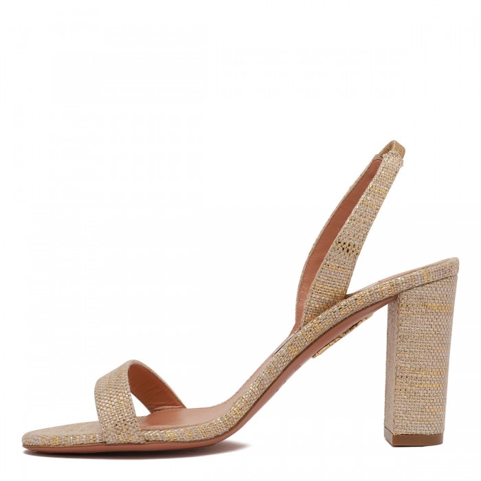 Le Noir Cortina So Nude 85 Block Sandals