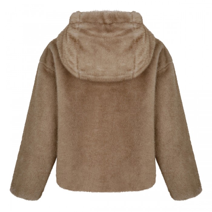 Le Noir Cortina Soft Faux Fur Hooded Jacket