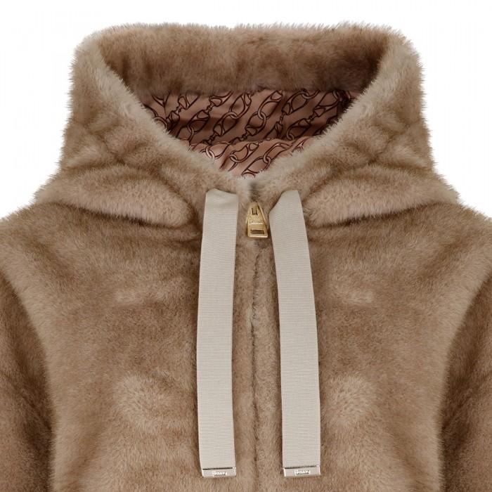 Le Noir Cortina Soft Faux Fur Hooded Jacket