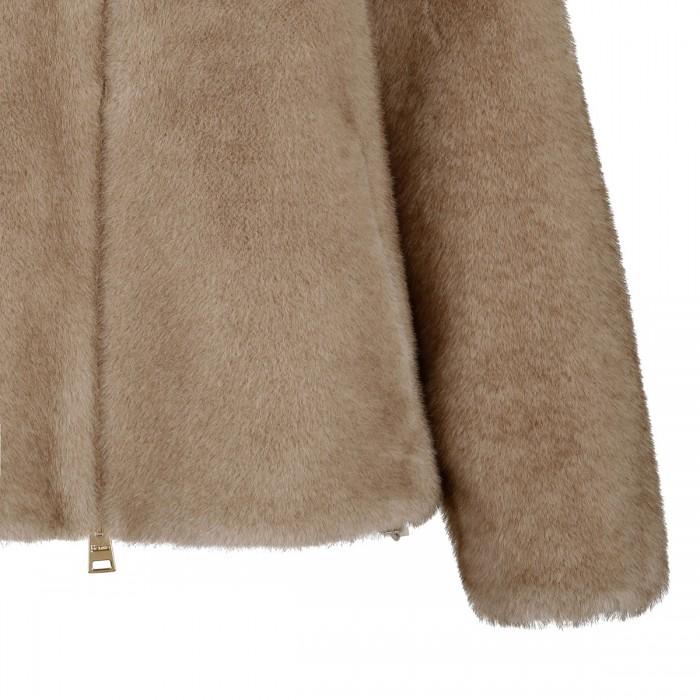 Le Noir Cortina Soft Faux Fur Hooded Jacket