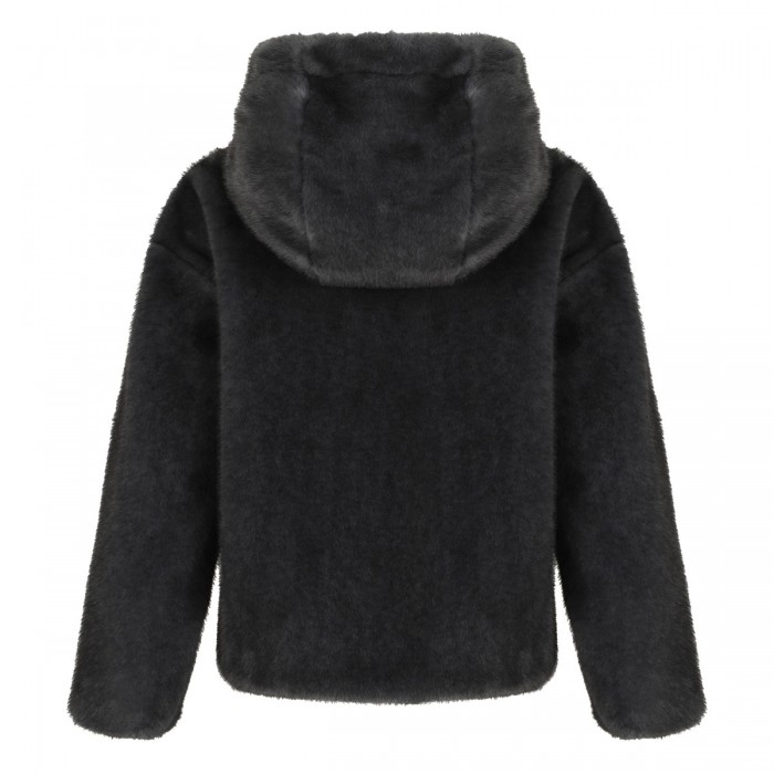 Le Noir Cortina Soft Faux Fur Hooded Jacket