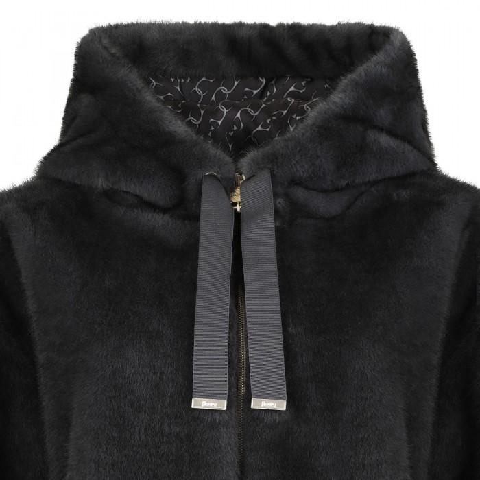 Le Noir Cortina Soft Faux Fur Hooded Jacket