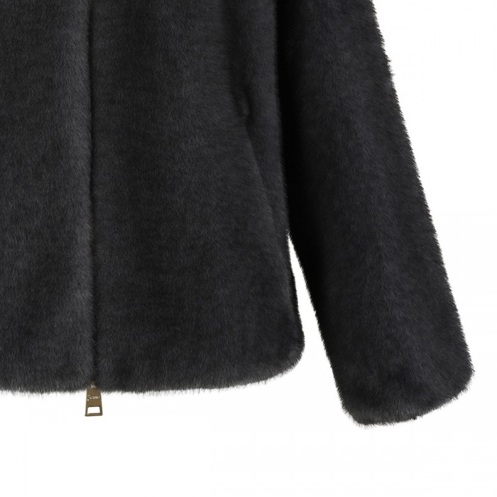 Le Noir Cortina Soft Faux Fur Hooded Jacket