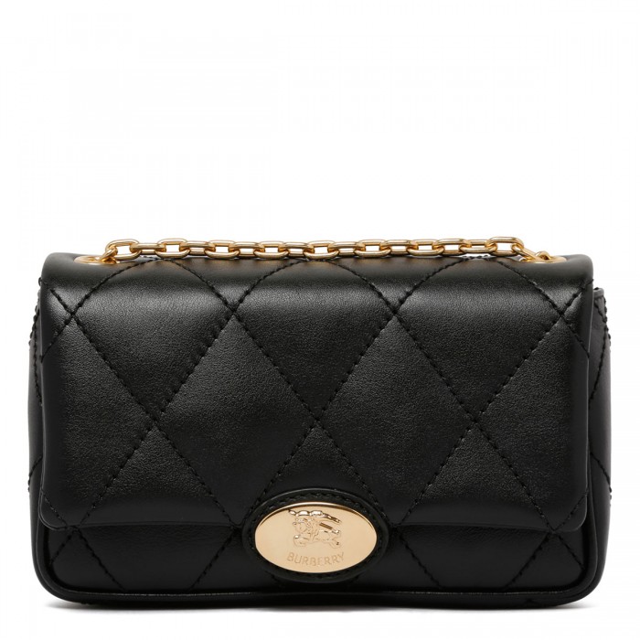le noir cortina Stand clutch bag