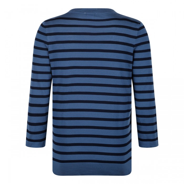 Le Noir Cortina Striped Wool Top