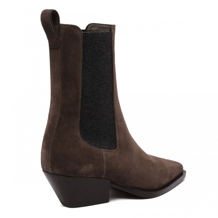 Le Noir Cortina Suede Chelsea Boots