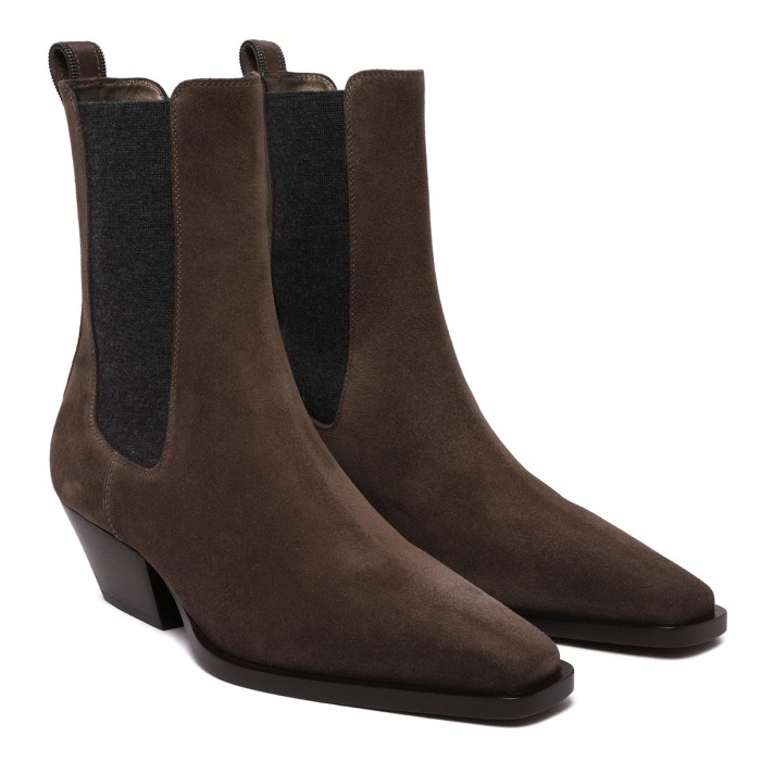 Le Noir Cortina Suede Chelsea Boots