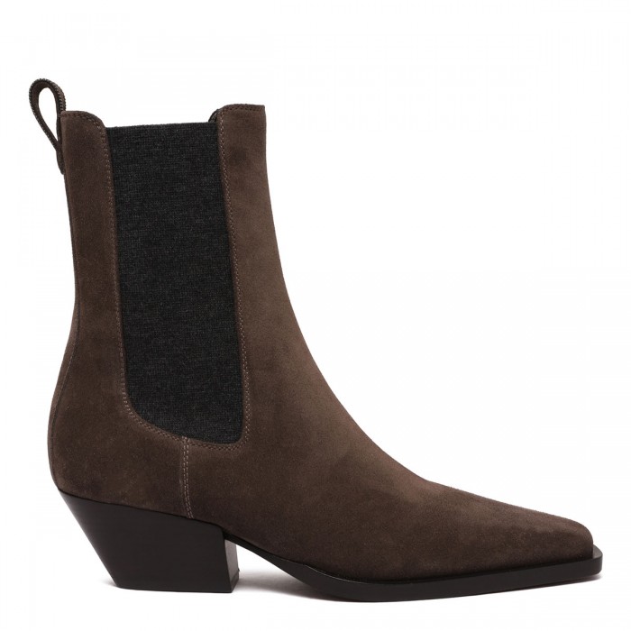 le noir cortina Suede Chelsea boots