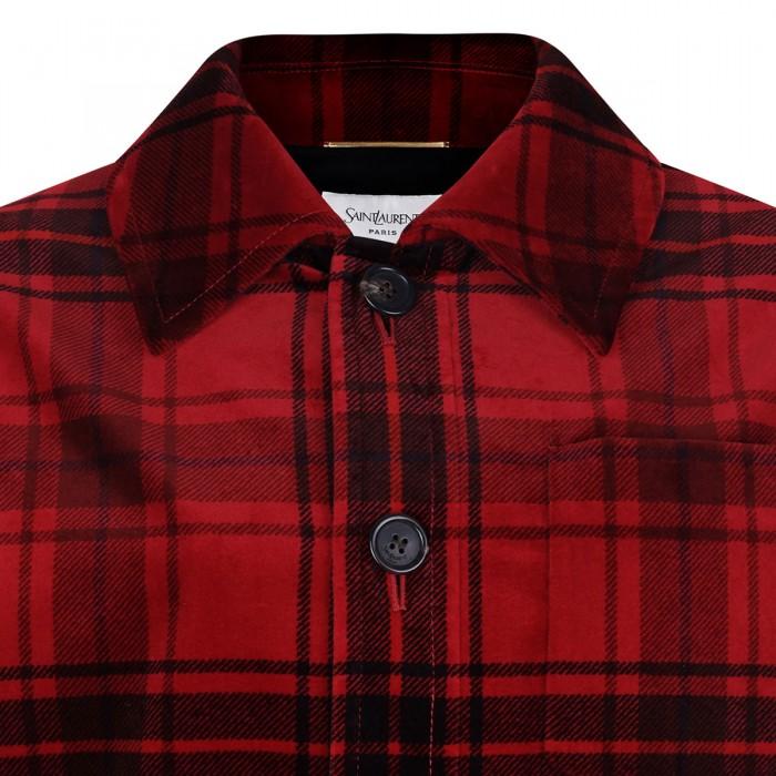 Le Noir Cortina Tartan Velvet Jacket