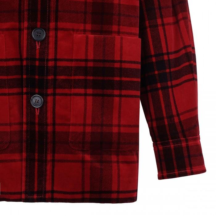 Le Noir Cortina Tartan Velvet Jacket