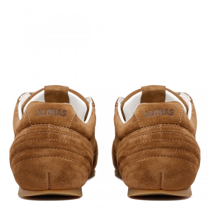 Le Noir Cortina Tb.56 Brown Suede Leather Sneakers