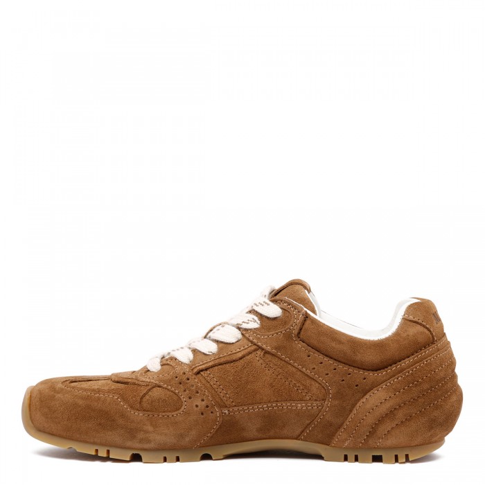 Le Noir Cortina Tb.56 Brown Suede Leather Sneakers