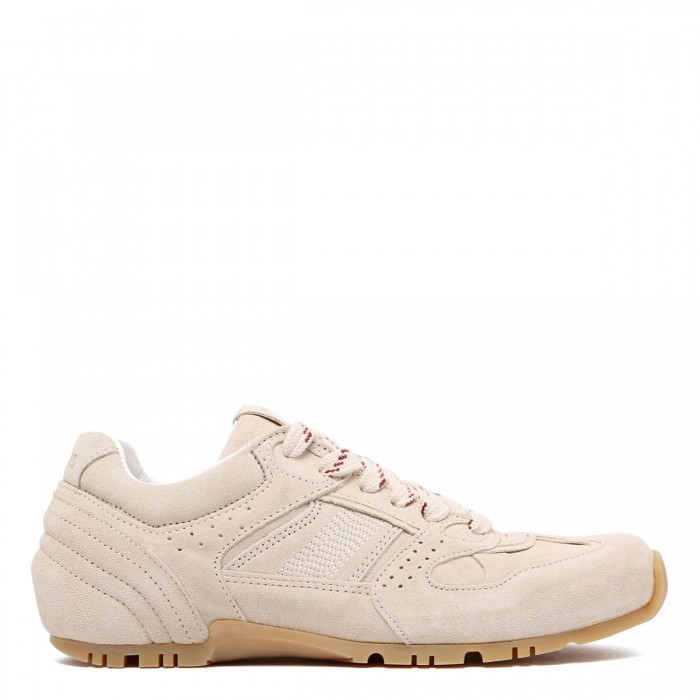 le noir cortina Tb.56 cream suede leather sneakers