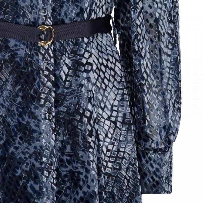 Le Noir Cortina Thalia Blue Dress