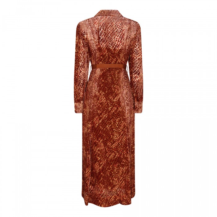 Le Noir Cortina Thalia Sienna-hue Dress