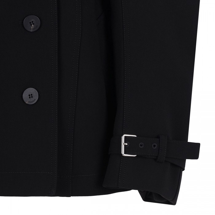 Le Noir Cortina The Ovalo Short Trench Coat