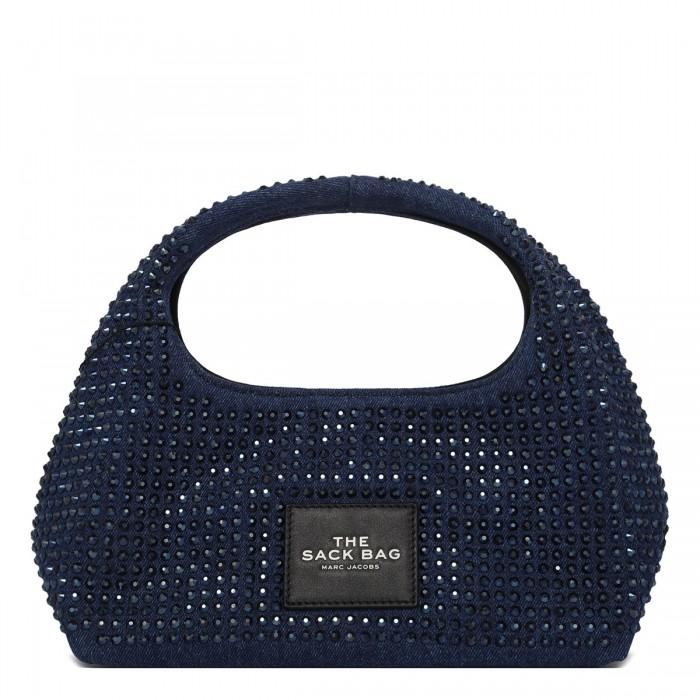le noir cortina The Rhinestone Mini Sack Bag