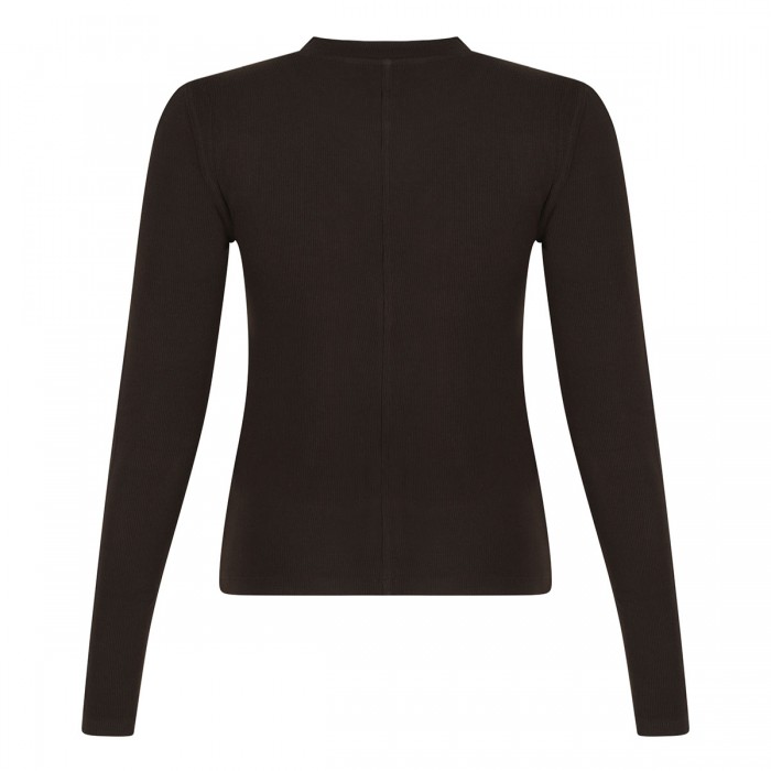 Le Noir Cortina The Rib Crewneck Tee