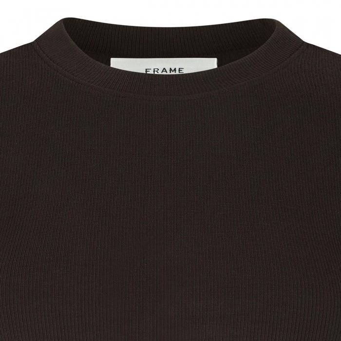 Le Noir Cortina The Rib Crewneck Tee