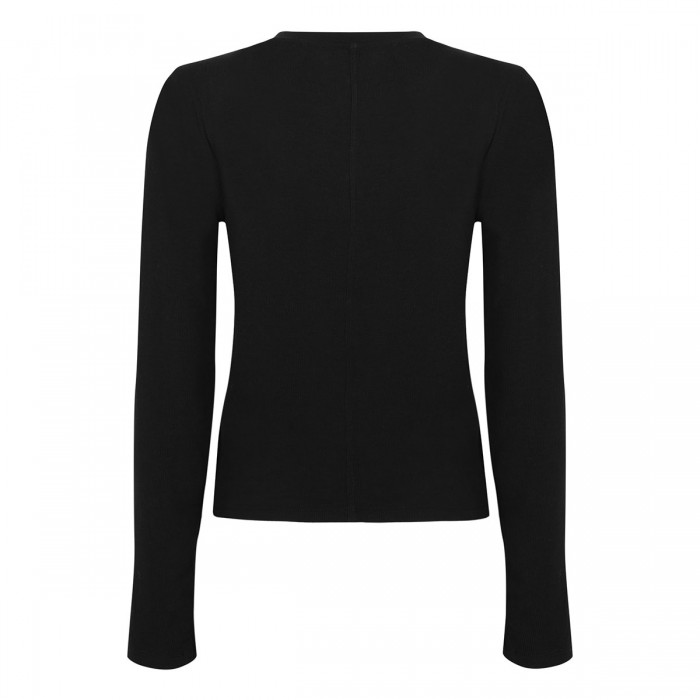 Le Noir Cortina The Rib Crewneck Tee