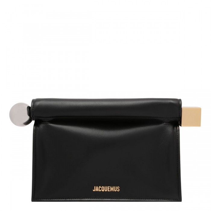 le noir cortina The Rond Carré clutch