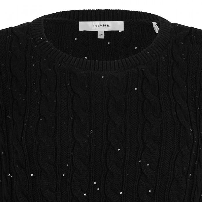 Le Noir Cortina The Sequin Gathered Sweater