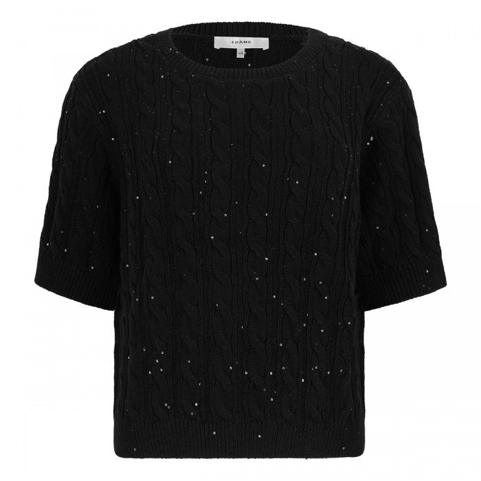 le noir cortina The Sequin Gathered sweater