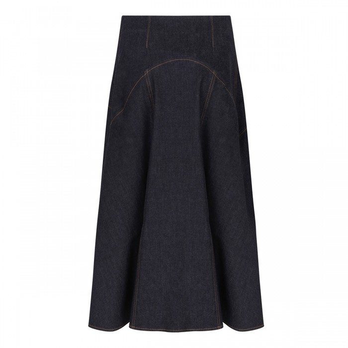 Le Noir Cortina The Triangle De-Nîmes Denim Skirt