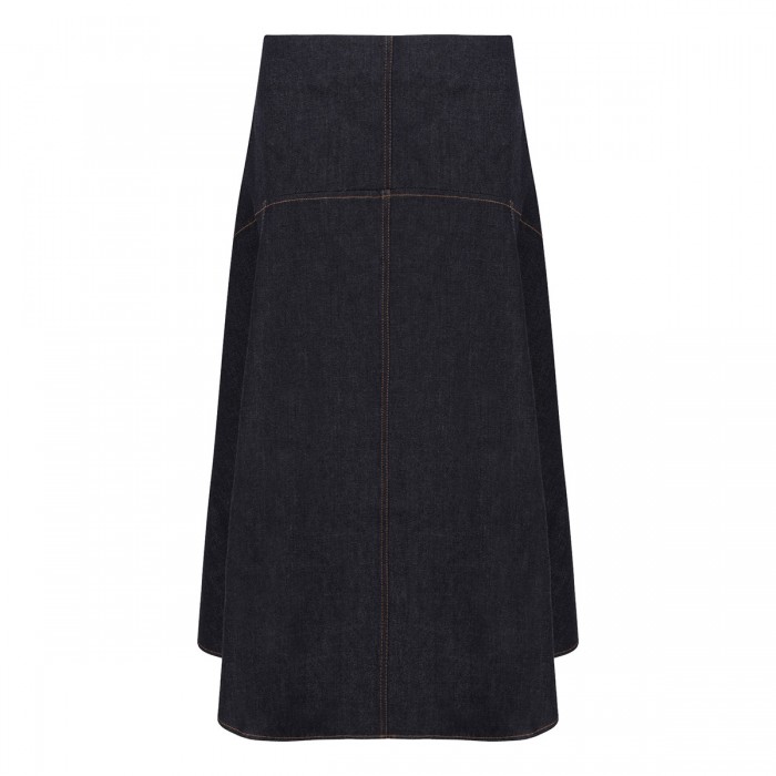 le noir cortina The Triangle de-Nîmes denim skirt
