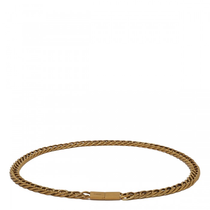le noir cortina Thin chain belt