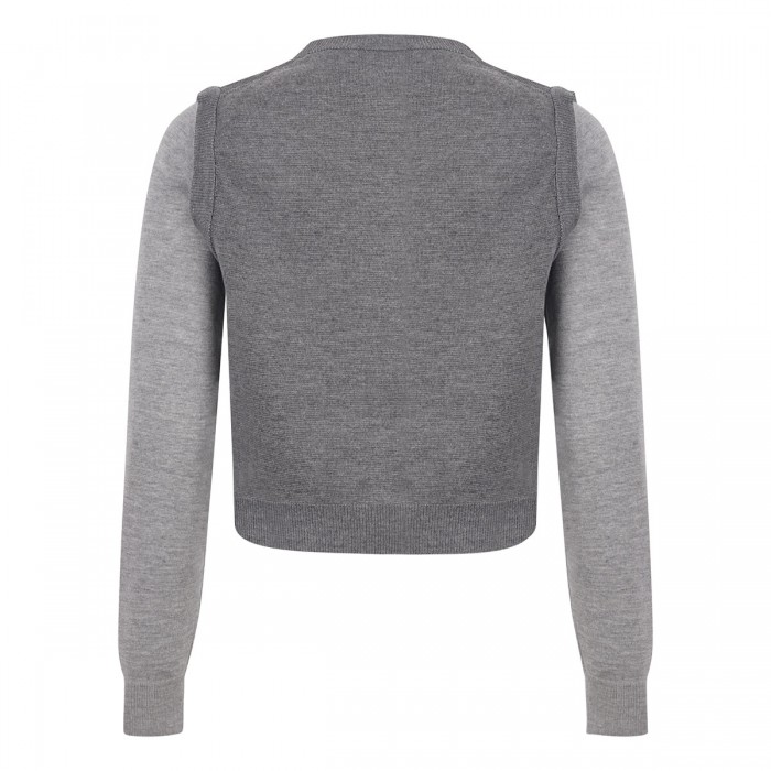 Le Noir Cortina Top With Vest Overlay