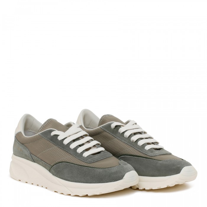 Le Noir Cortina Track 80 Army Green Sneakers