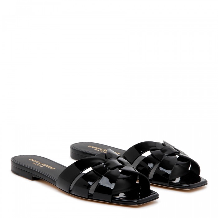 Le Noir Cortina Tribute Black Slide Sandals