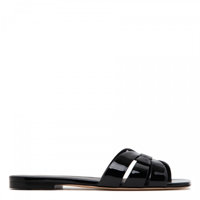 le noir cortina Tribute black slide sandals