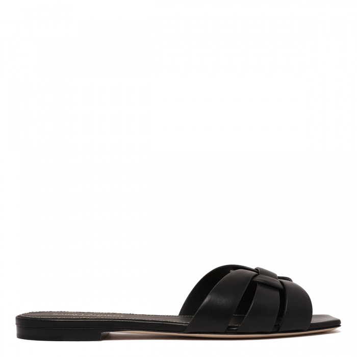 le noir cortina Tribute flat mule sandals