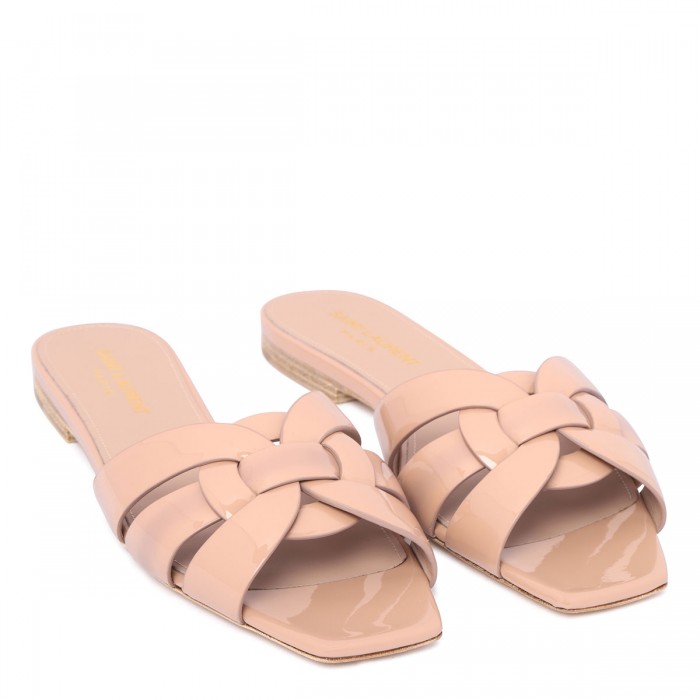 Le Noir Cortina Tribute Nude Slide Sandals