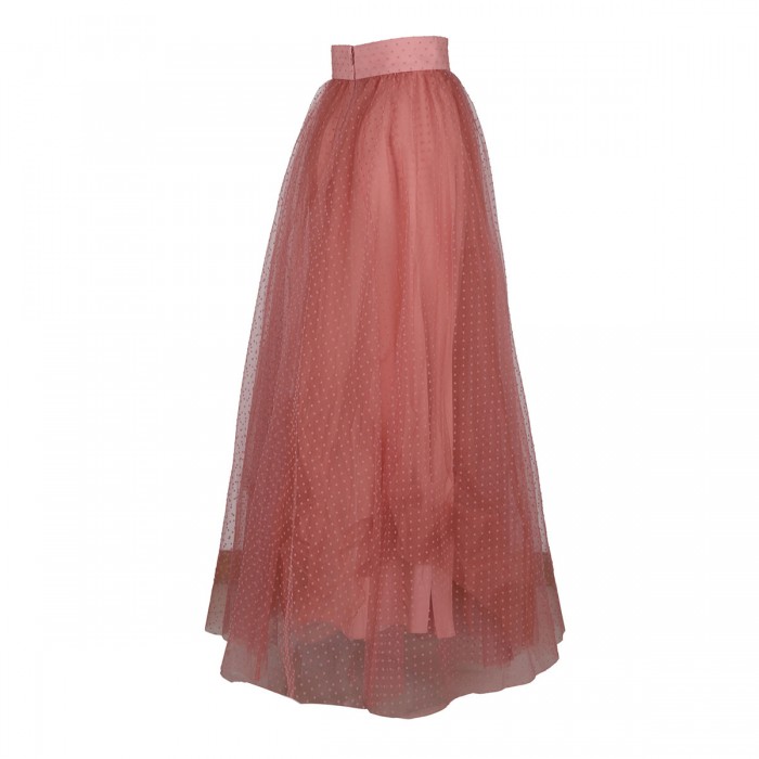 Le Noir Cortina Tulle Blush Hue Skirt