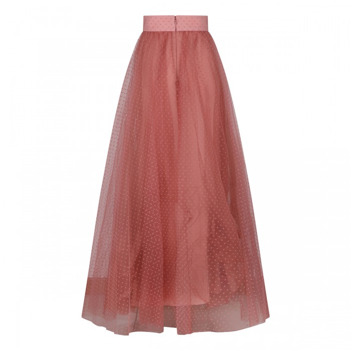 Le Noir Cortina Tulle Blush Hue Skirt